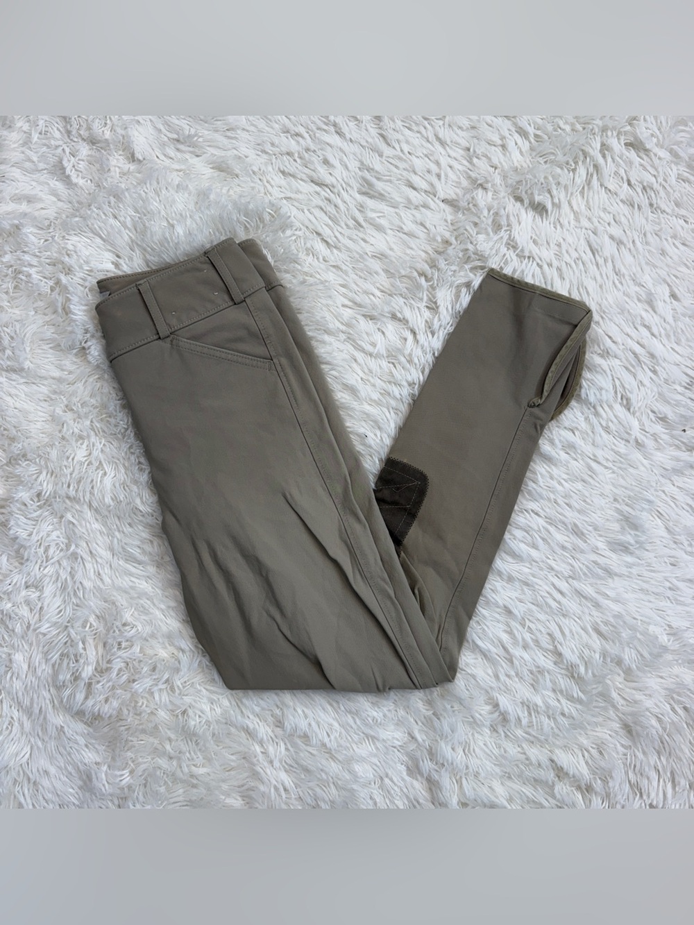 Women’s Size 24L Tan Tailored Sportsman Knee Patch Horseback Riding Breeches